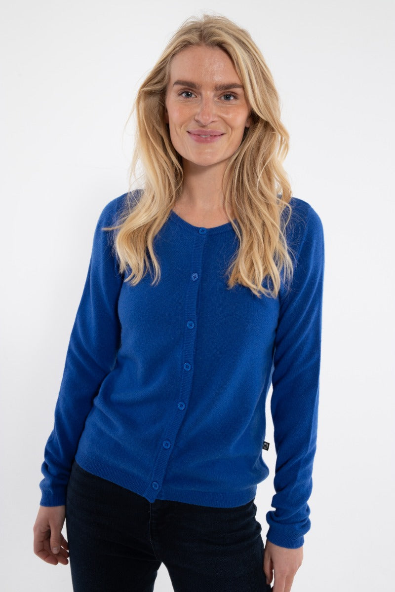 ESS - Forget me not Merino Cardigan Royal Blue