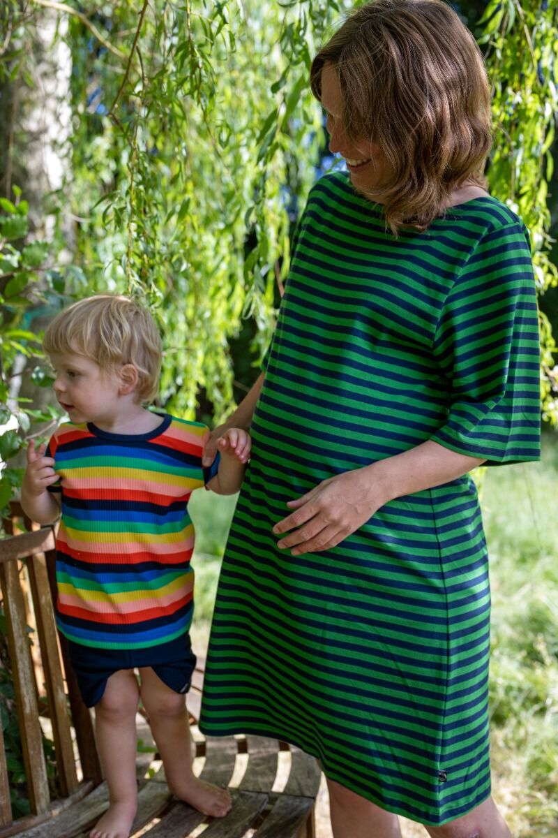 ESS - Sukker Dress Fall Jungle/Dk Navy