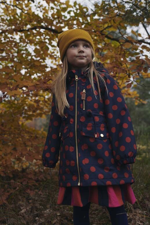 Danerose Winter Jacket Dark Navy/Dark Rust DOTS