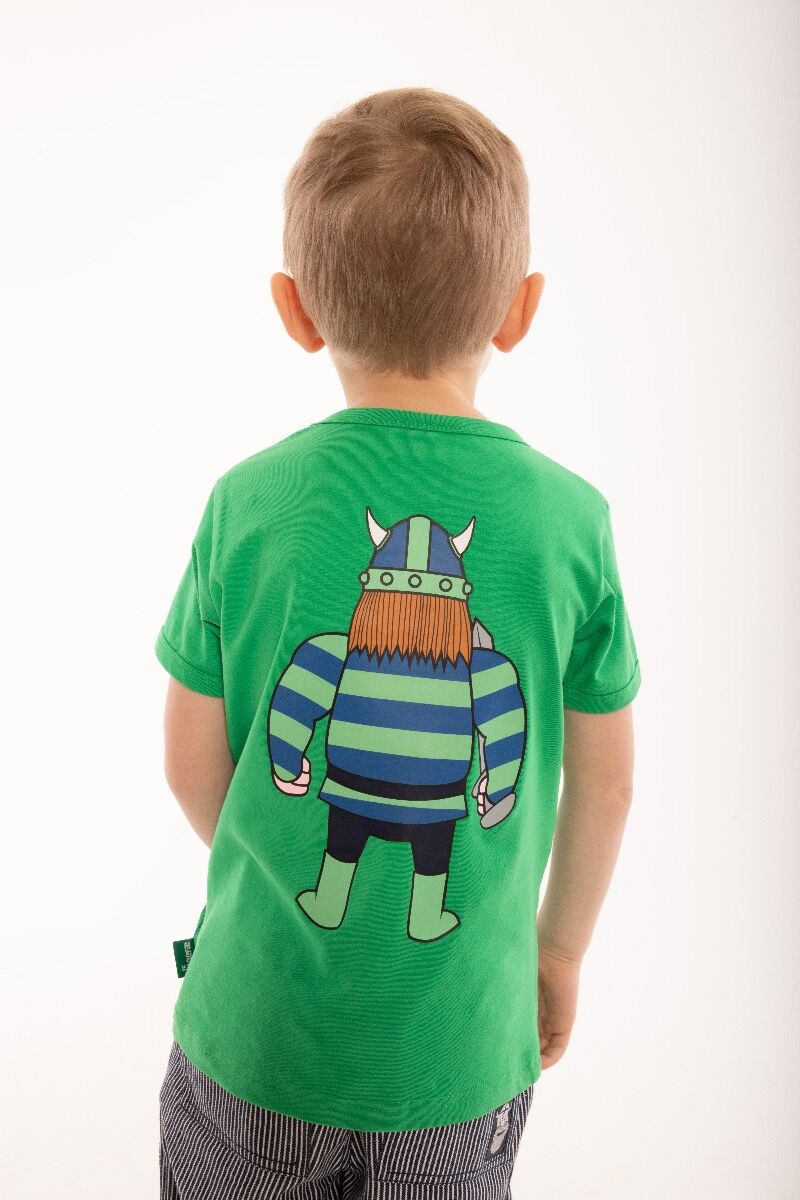 T-shirt til børn med viking