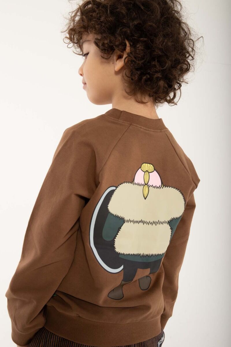 Danamerika Sweat Brown Beige HARALD DIN VEN