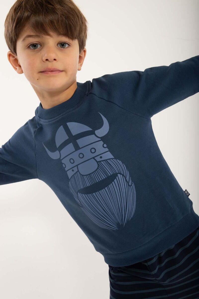 Sweater til børn med viking