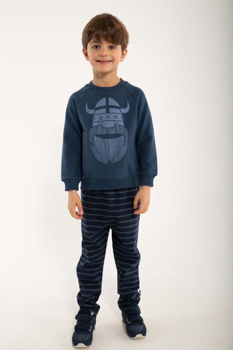 Sweater til børn med viking