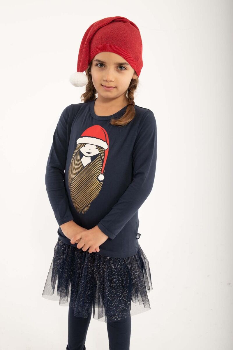 Danenorthpole Tee Dk Navy MISSNISSE