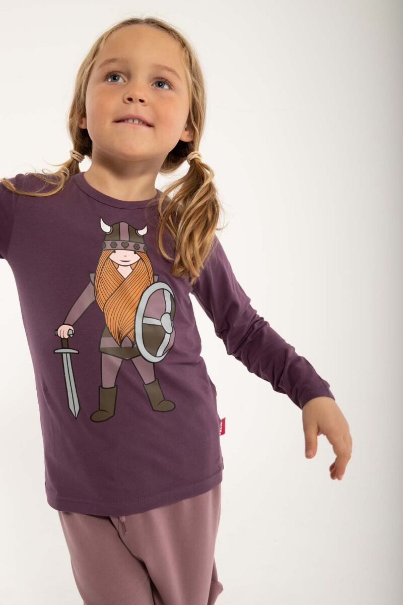 Danenorthpole Tee Grey Mauve FREJA DIN VEN