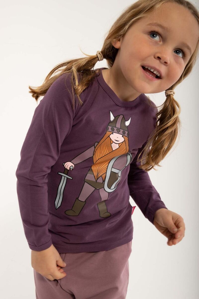 Danenorthpole Tee Grey Mauve FREJA DIN VEN