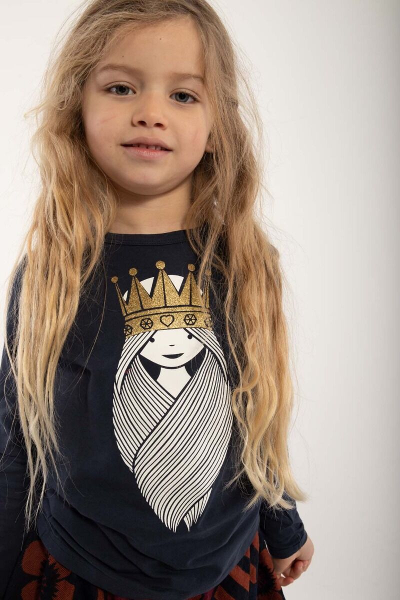 Bluse til børn med prinsesse