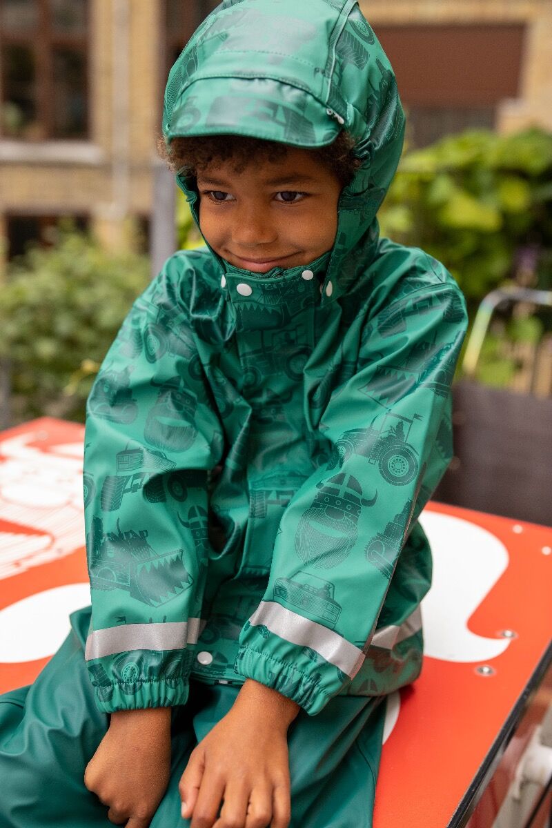 Danekarl Rain Set Teal/Dk Teal