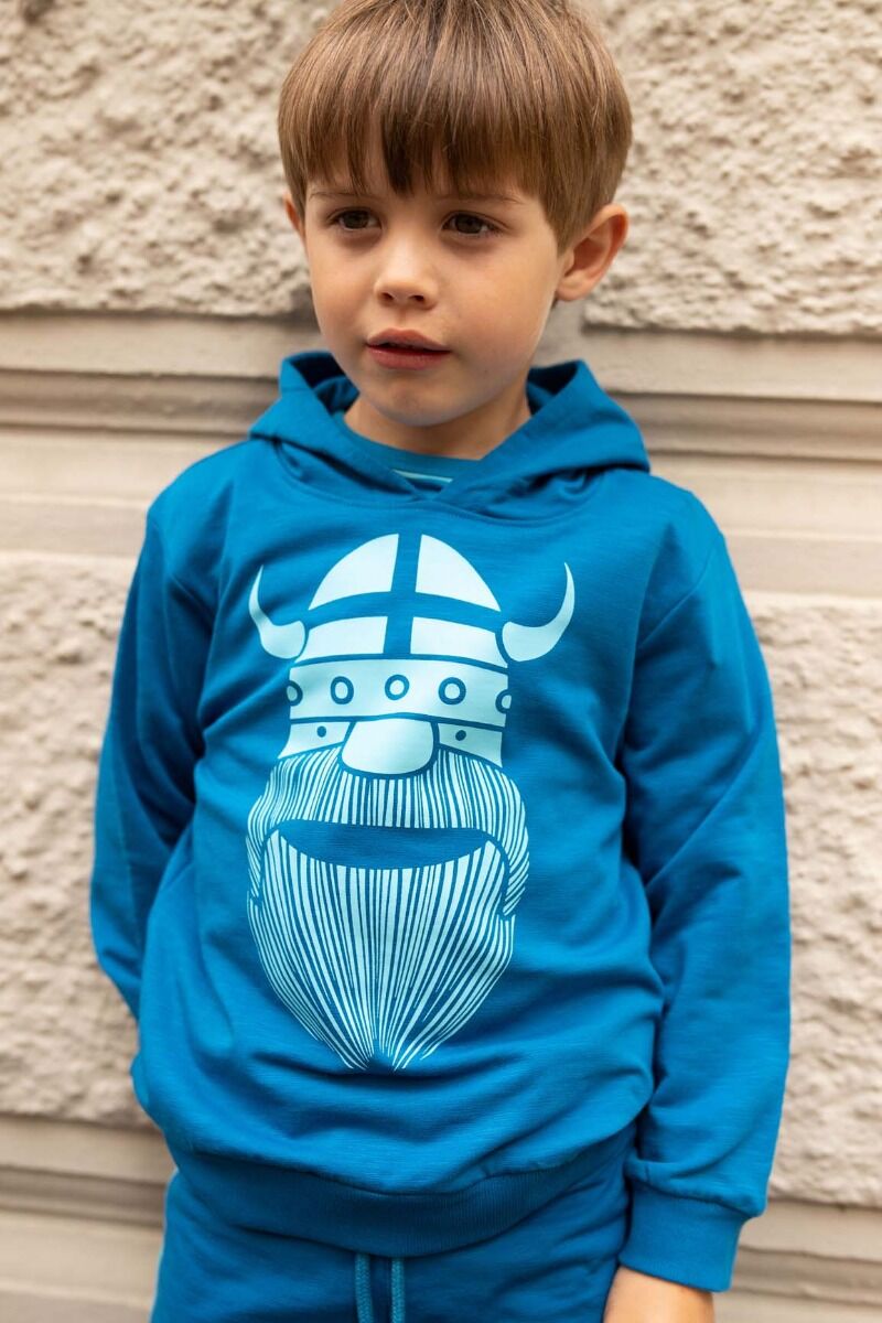 ORGANIC - Danered Wood Hoodie Warm Indigo ERIK
