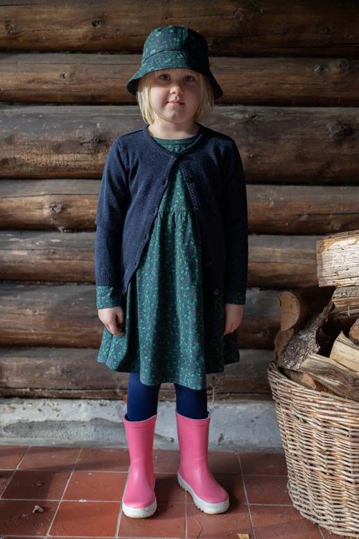 Cardigan til børn med glitter