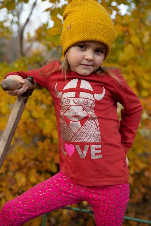 Danebasic Longsleeve Dk Rust LOVE FREJA