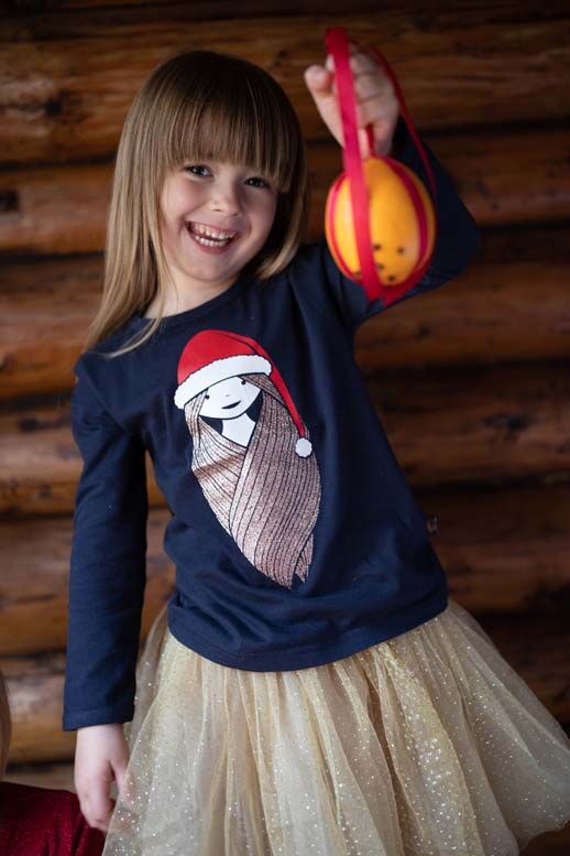 Danesparkle Skirt Gold Glitter