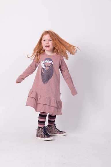 Danebermuda Dress Dry Rose W. Lurex LILMISLOVER