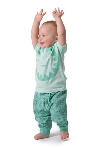ORGANIC - Merian baby tee Light mint SUNSMILE