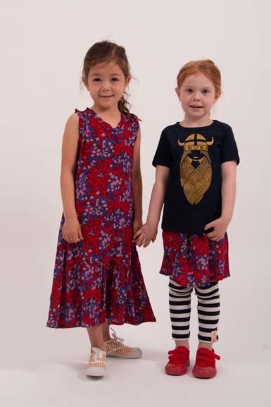 Daneholly Dress Berry Good Blue