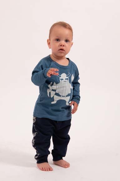 Little Bob LS Grey Blue RAASKAEG