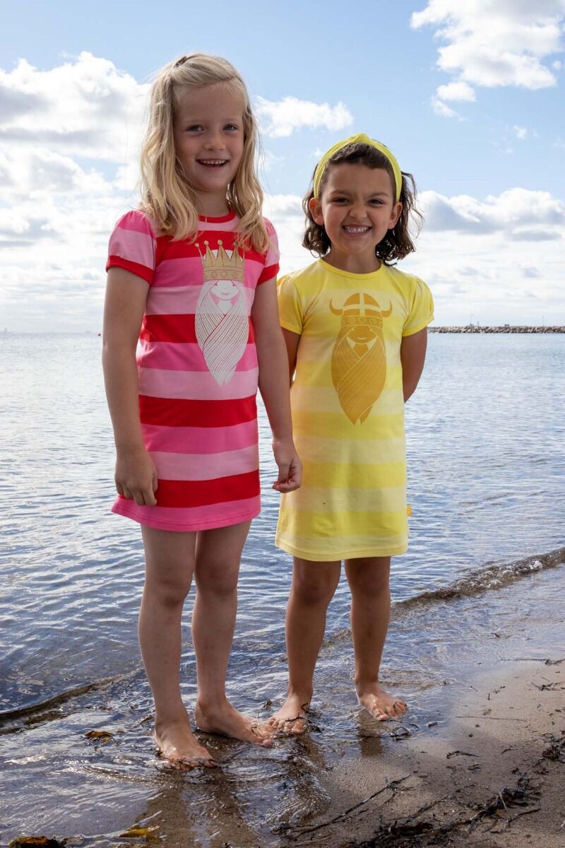 Danocean Dress Light Lemon/Lemoncello FREJA