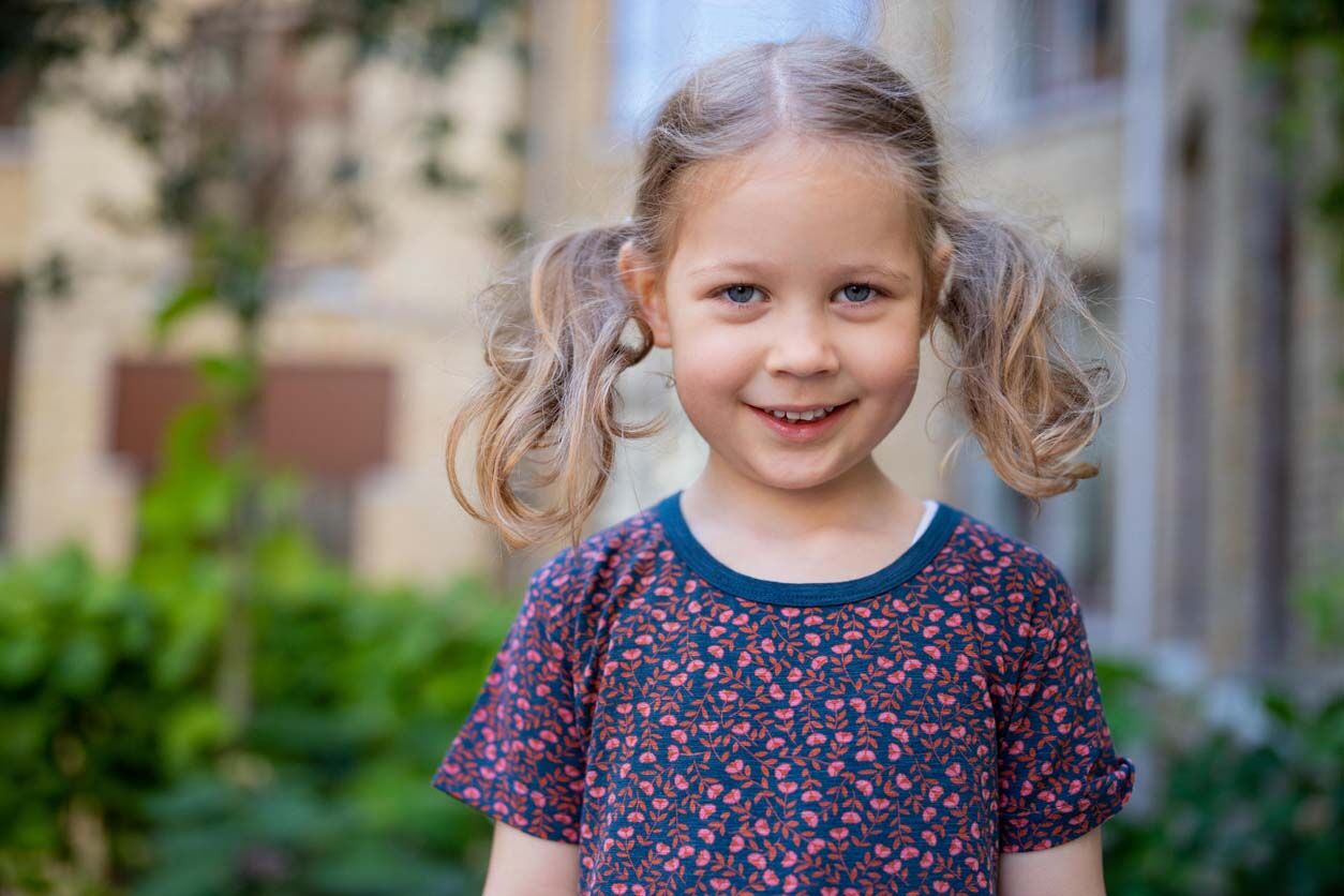 ORGANIC - Danelollipop Dress Dusty navy FLEURIE