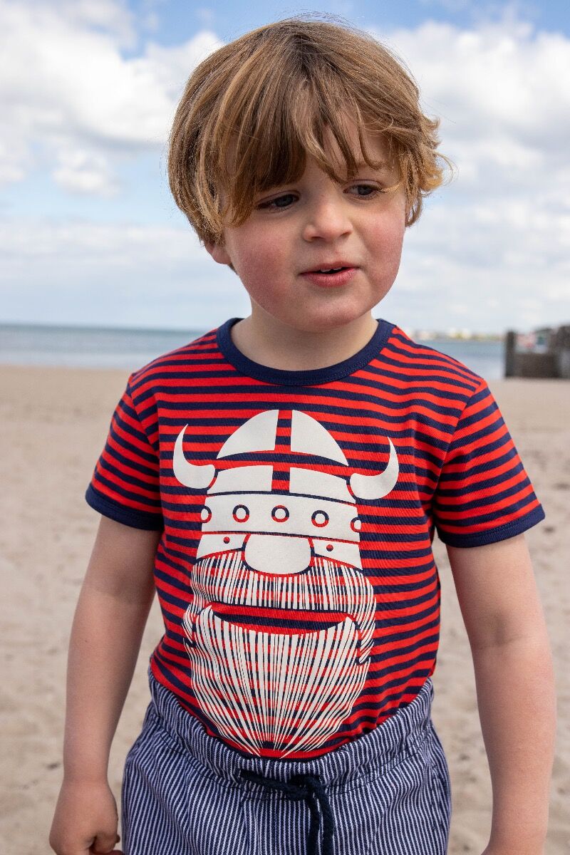 Danerainbow Ringer Navy/Bright Red ERIK