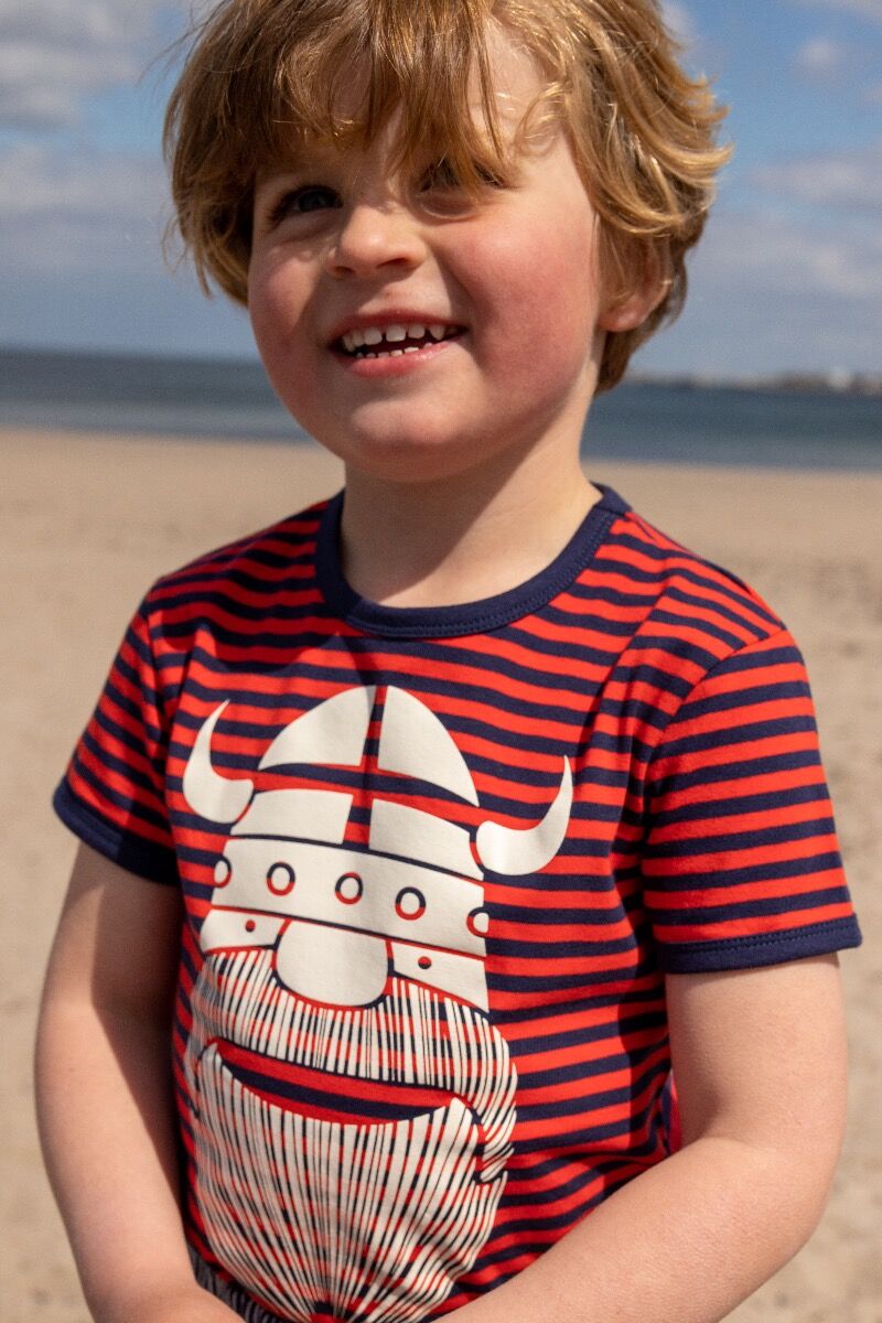 T-shirt til børn med viking