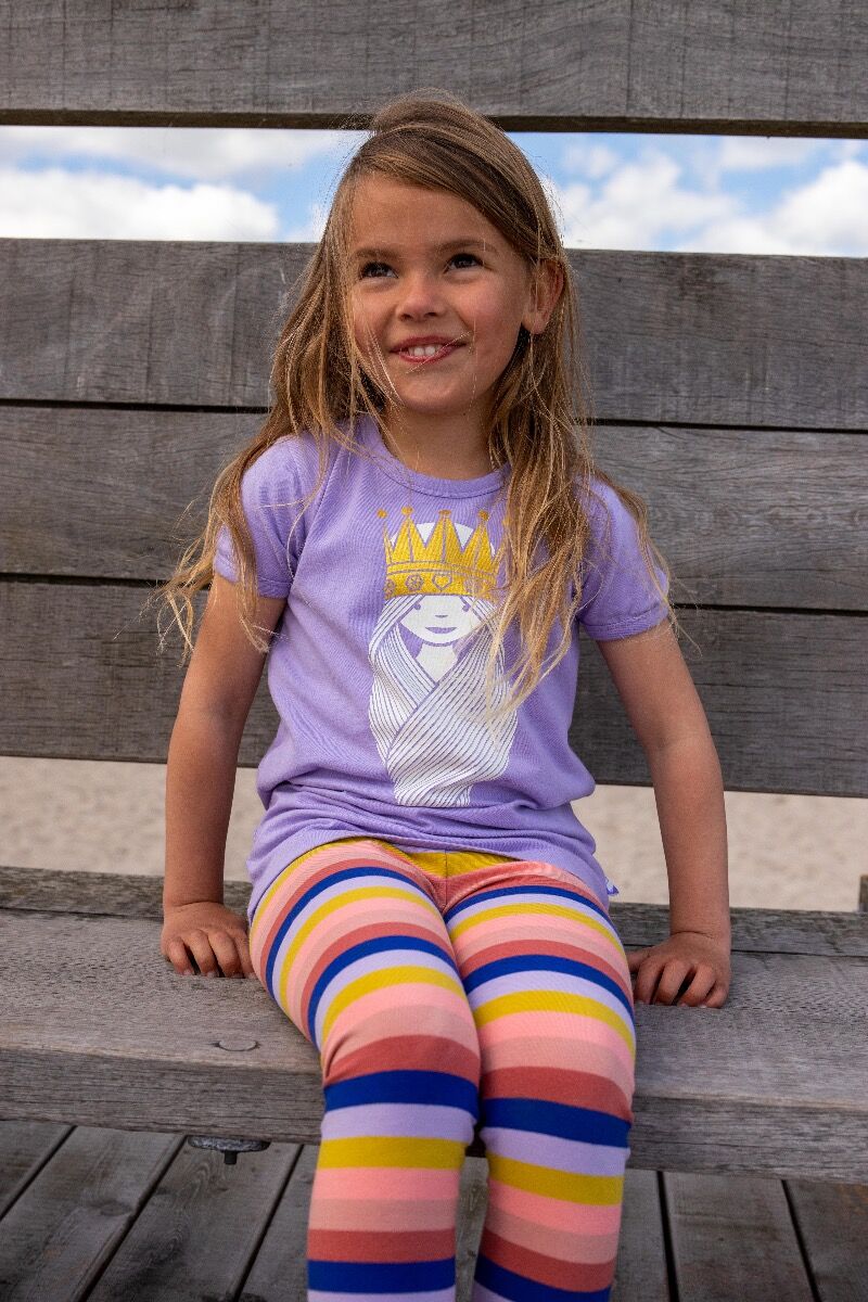 T-shirt til børn med princesse