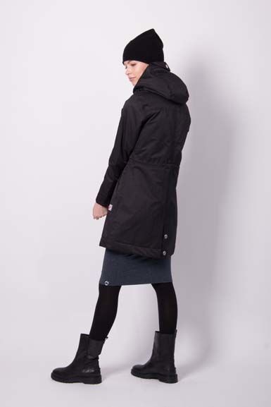 Daninge Winter Parka Black (silver trim)