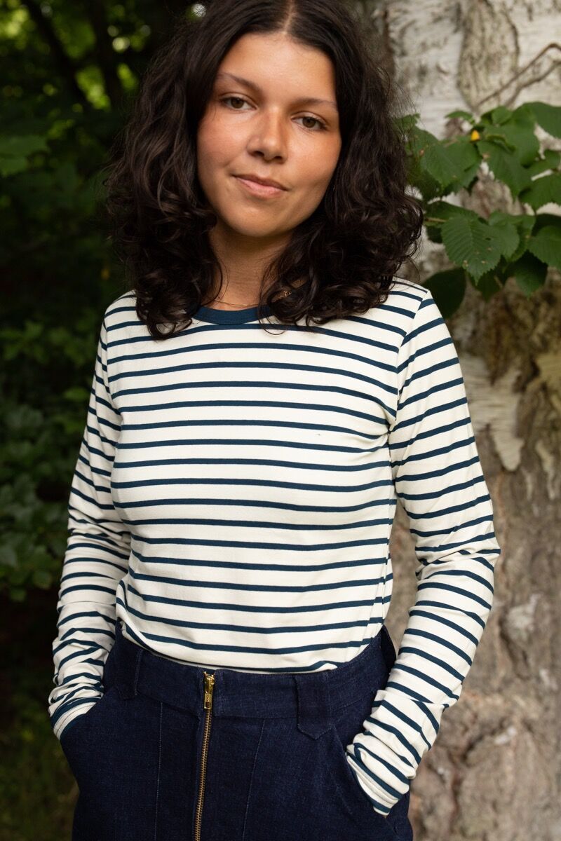 ESS - ORGANIC Danemakker LS Dark Navy/Chalk