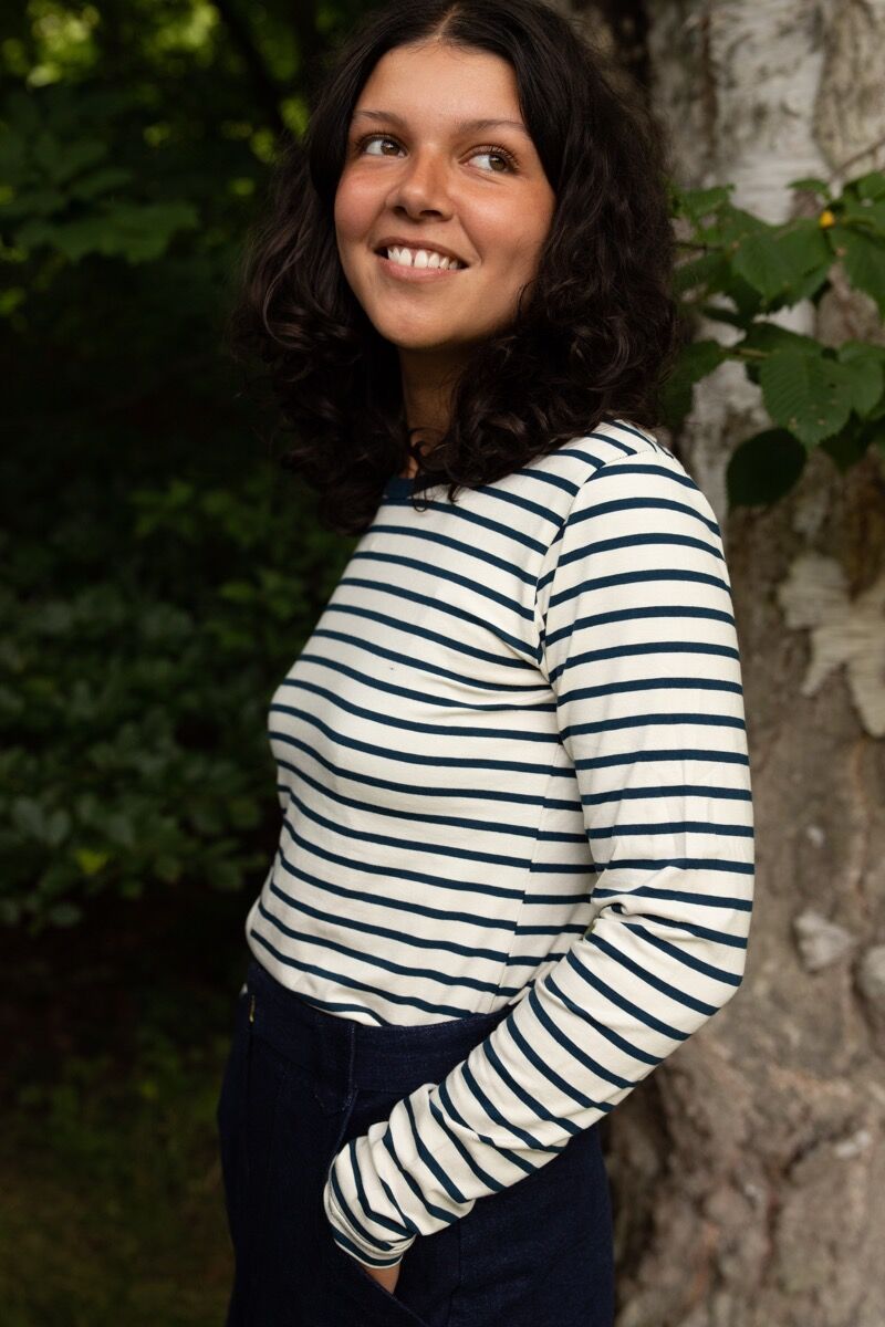 ESS - ORGANIC Danemakker LS Dark Navy/Chalk