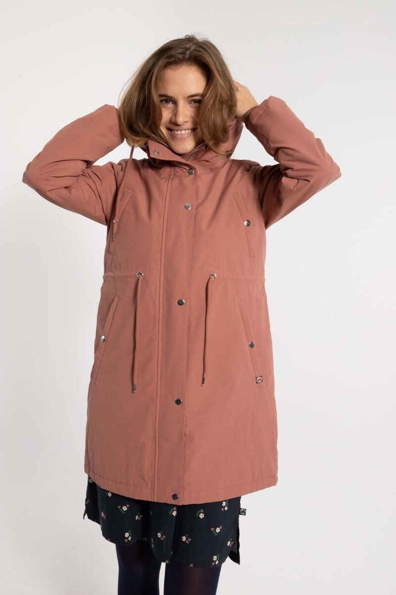 Danenora Winter Parka Beige Rose