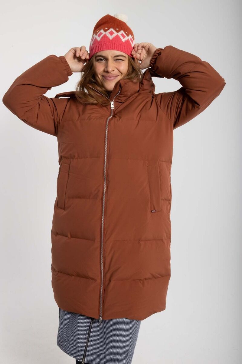 Daneget Down Winter Coat Beige Rose