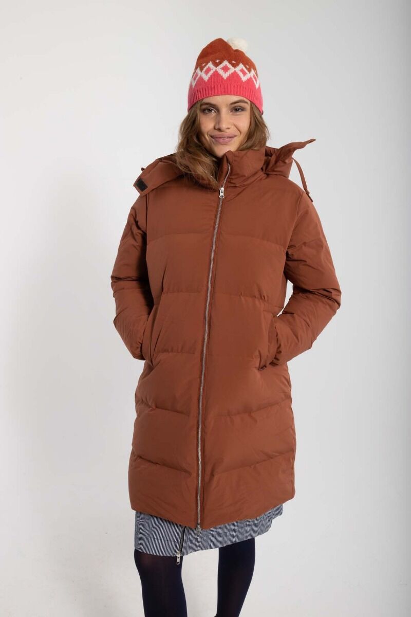 Daneget Down Winter Coat Beige Rose