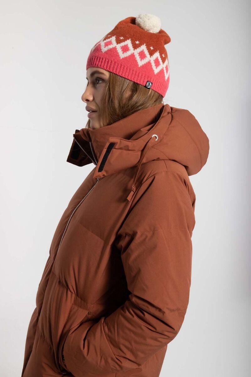 Daneget Down Winter Coat Beige Rose