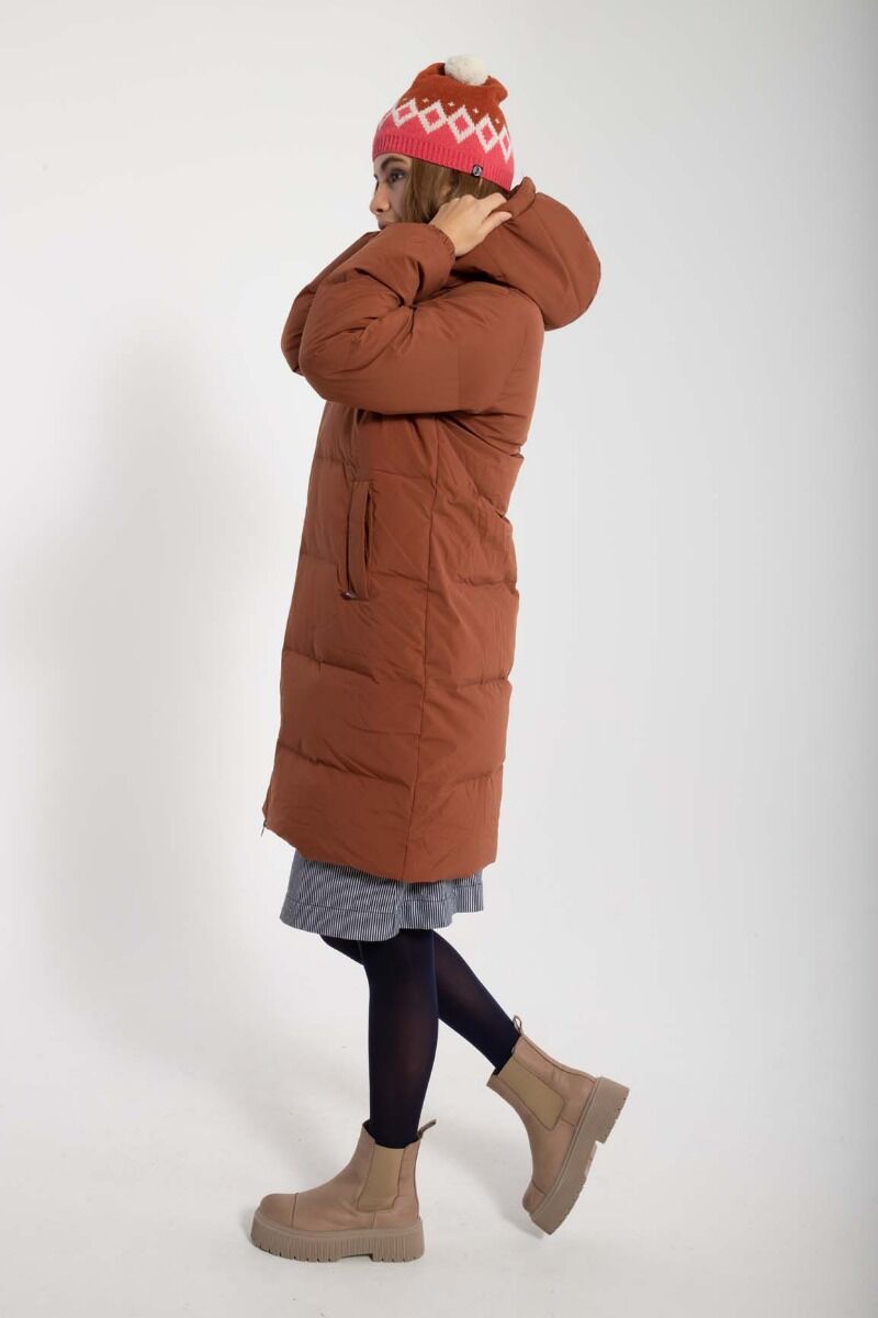 Daneget Down Winter Coat Beige Rose