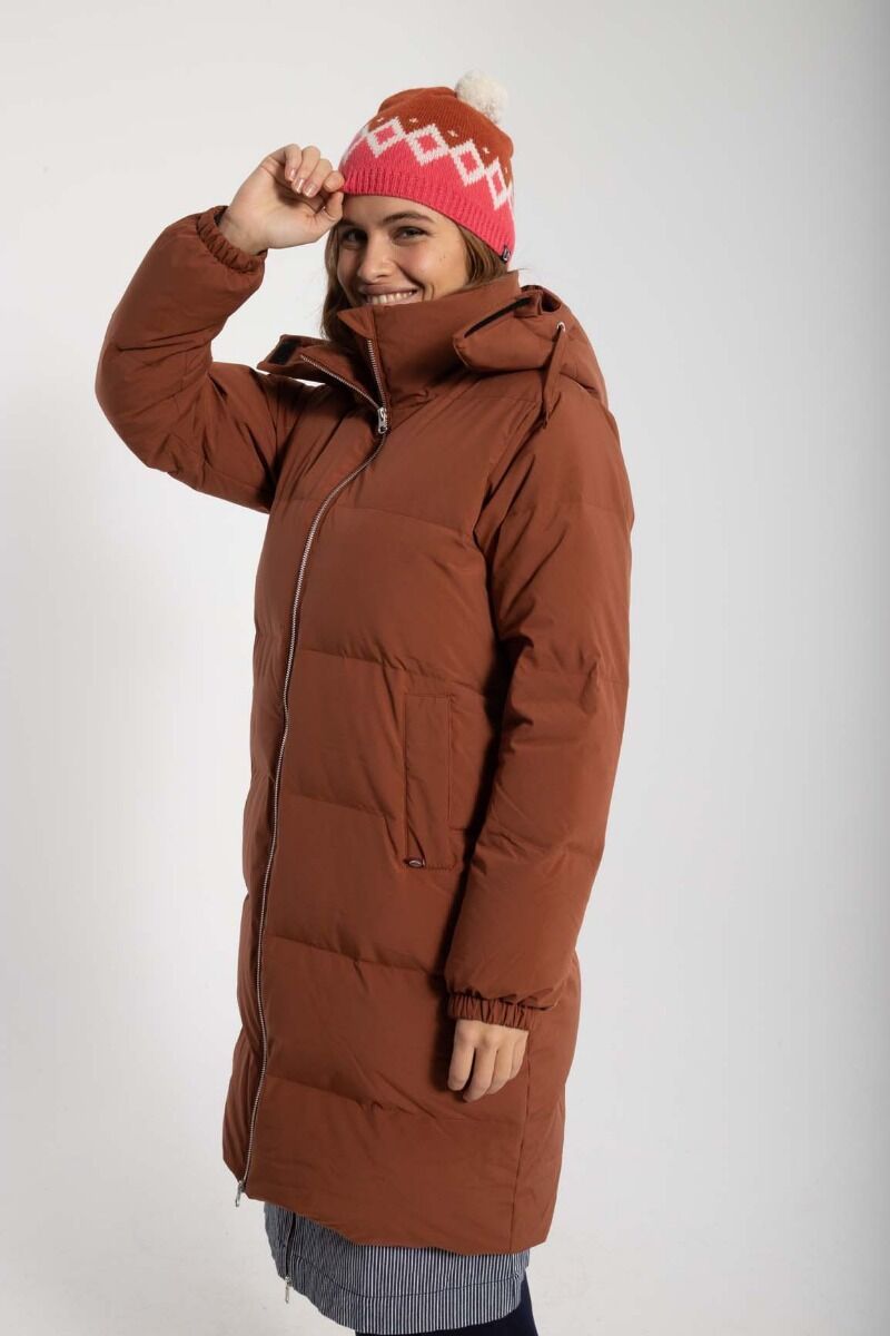 Daneget Down Winter Coat Beige Rose