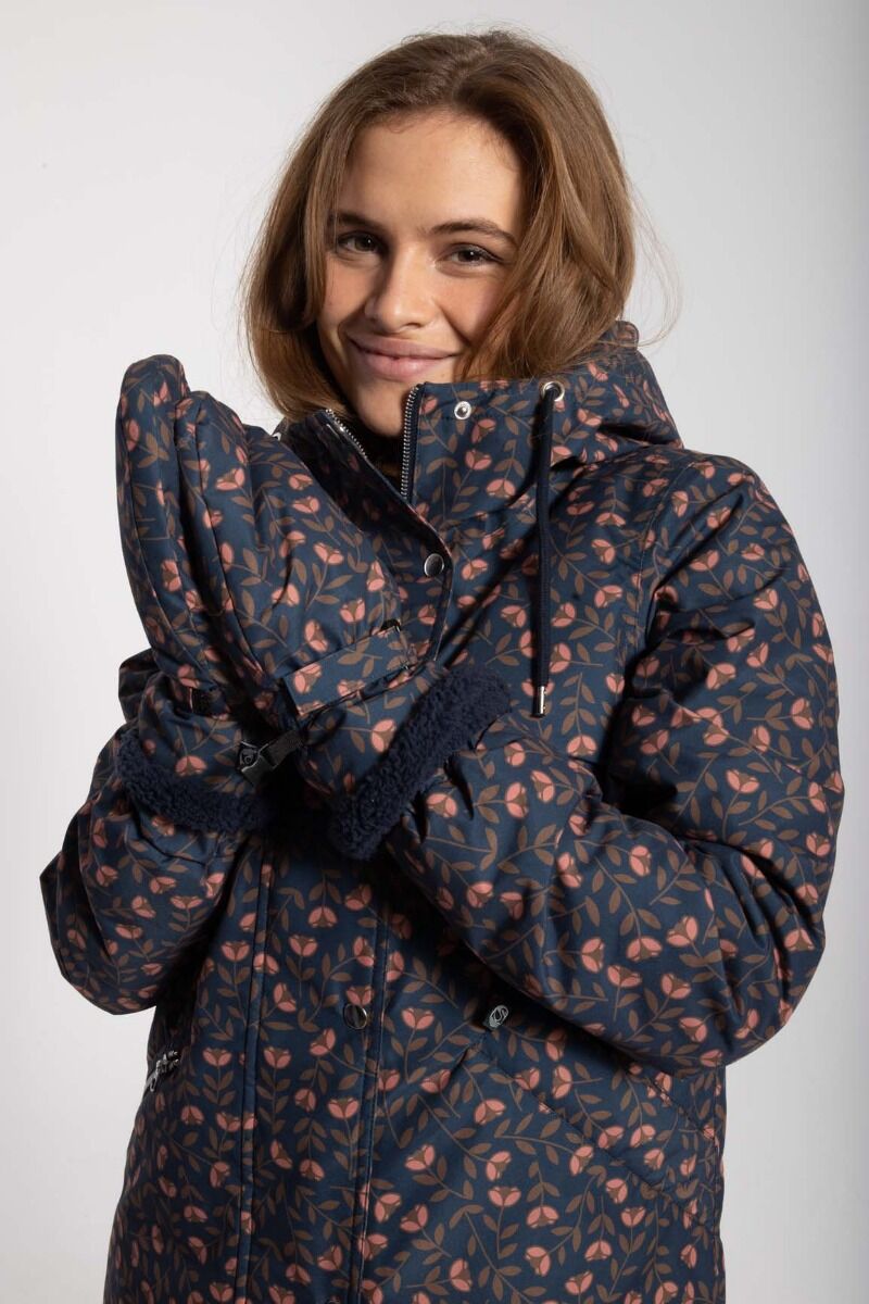 Danehandy Mittens Navy FLEURIE