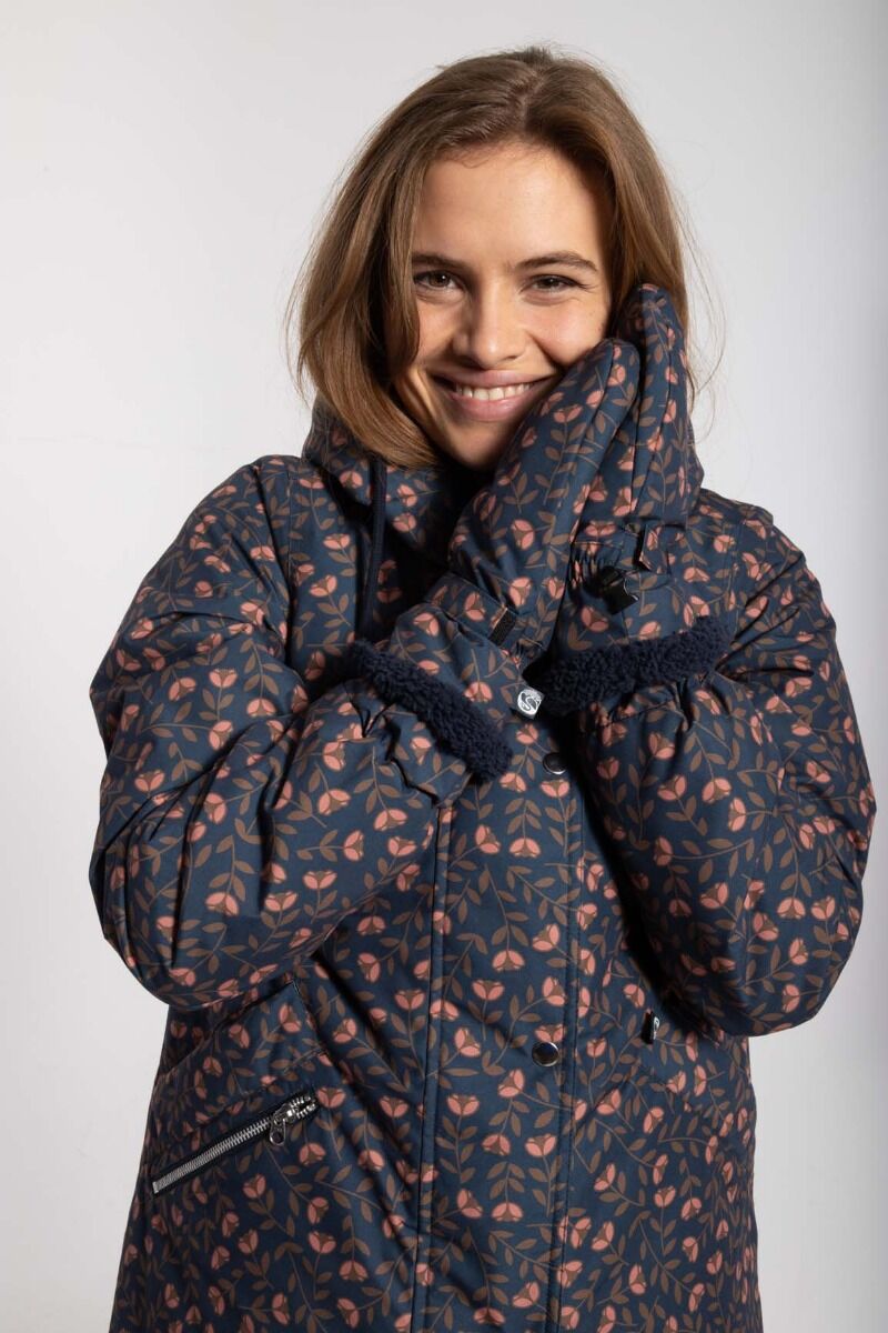 Danehandy Mittens Navy FLEURIE