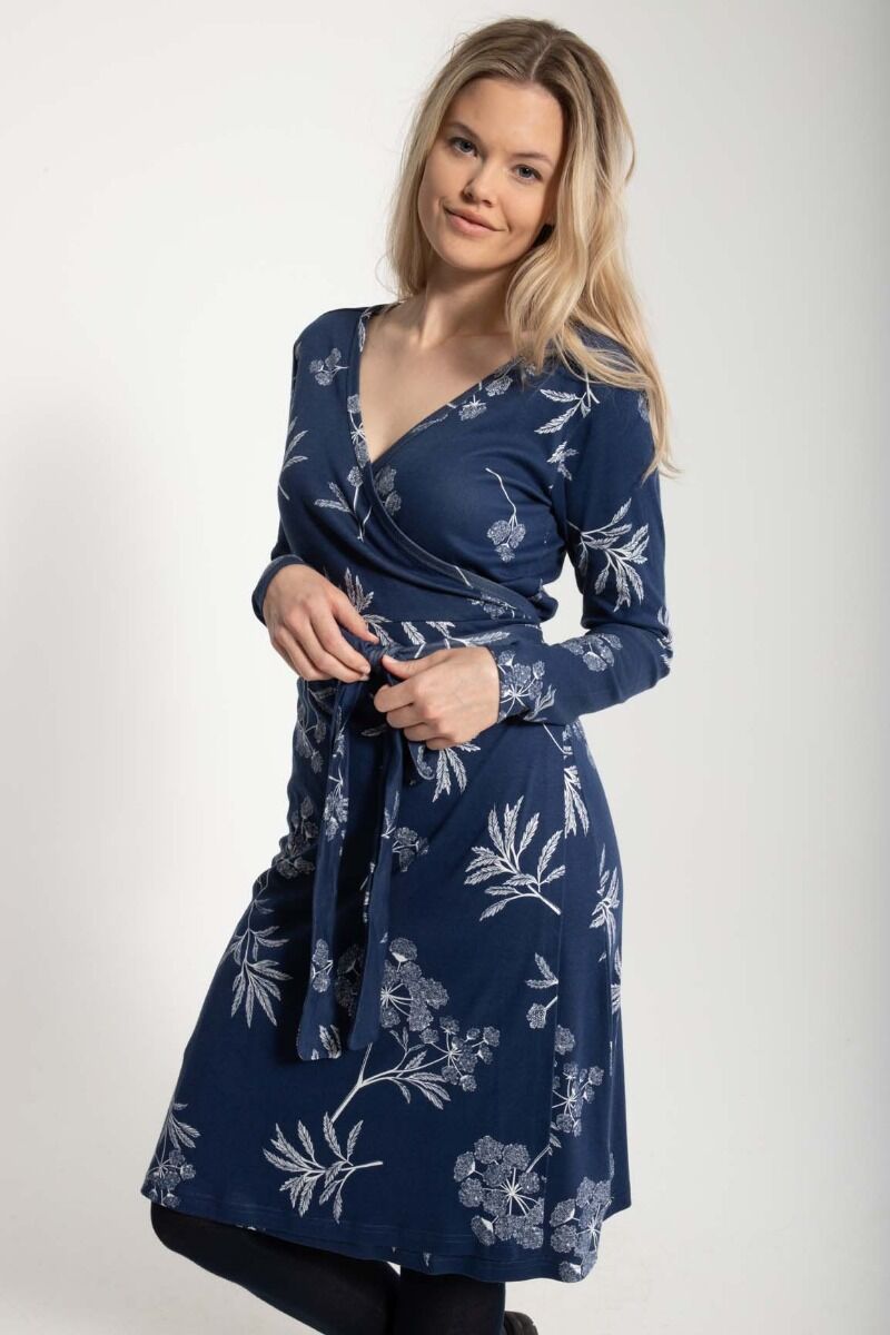 ORGANIC - Daneregina Dress Marine/Chalk HEMLOCK