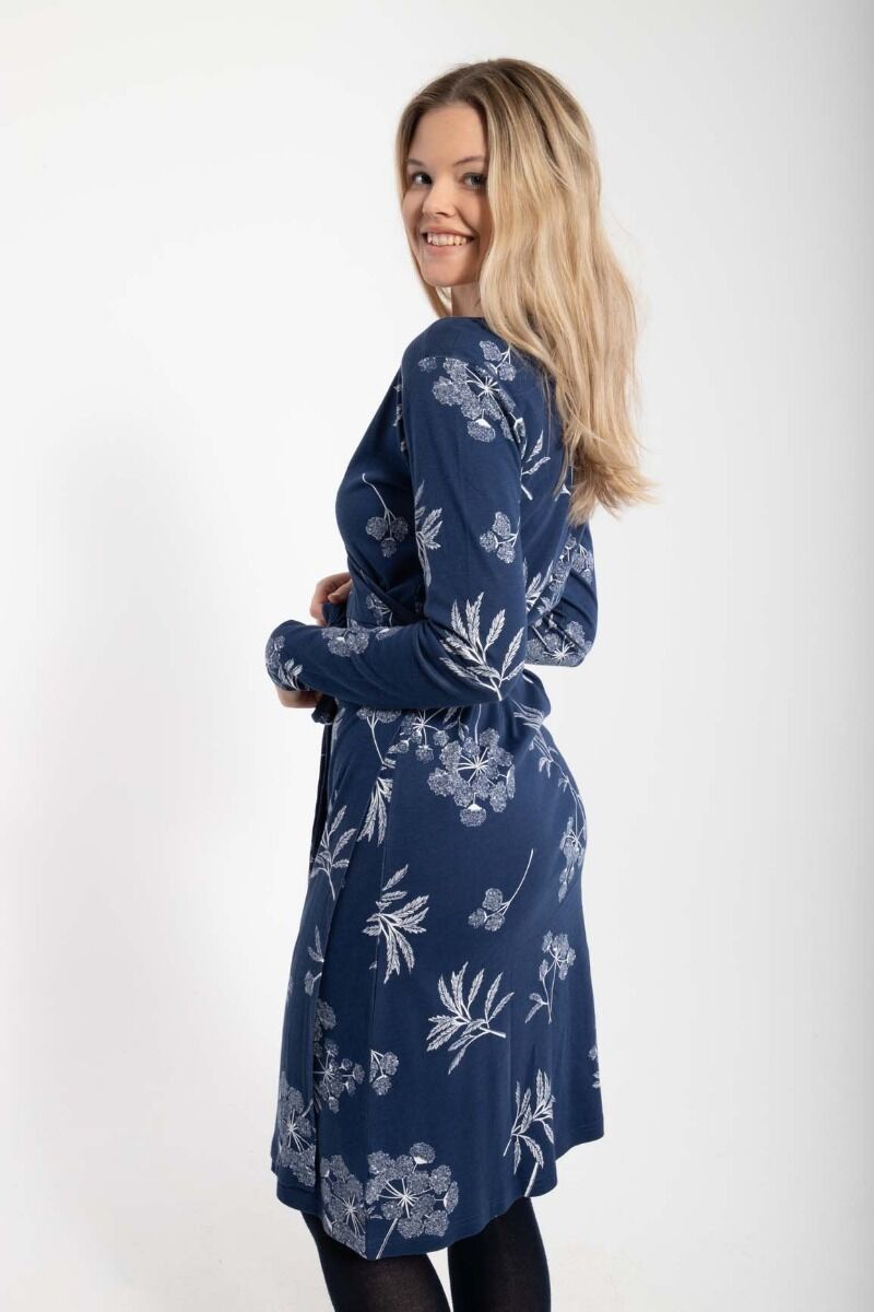 ORGANIC - Daneregina Dress Marine/Chalk HEMLOCK