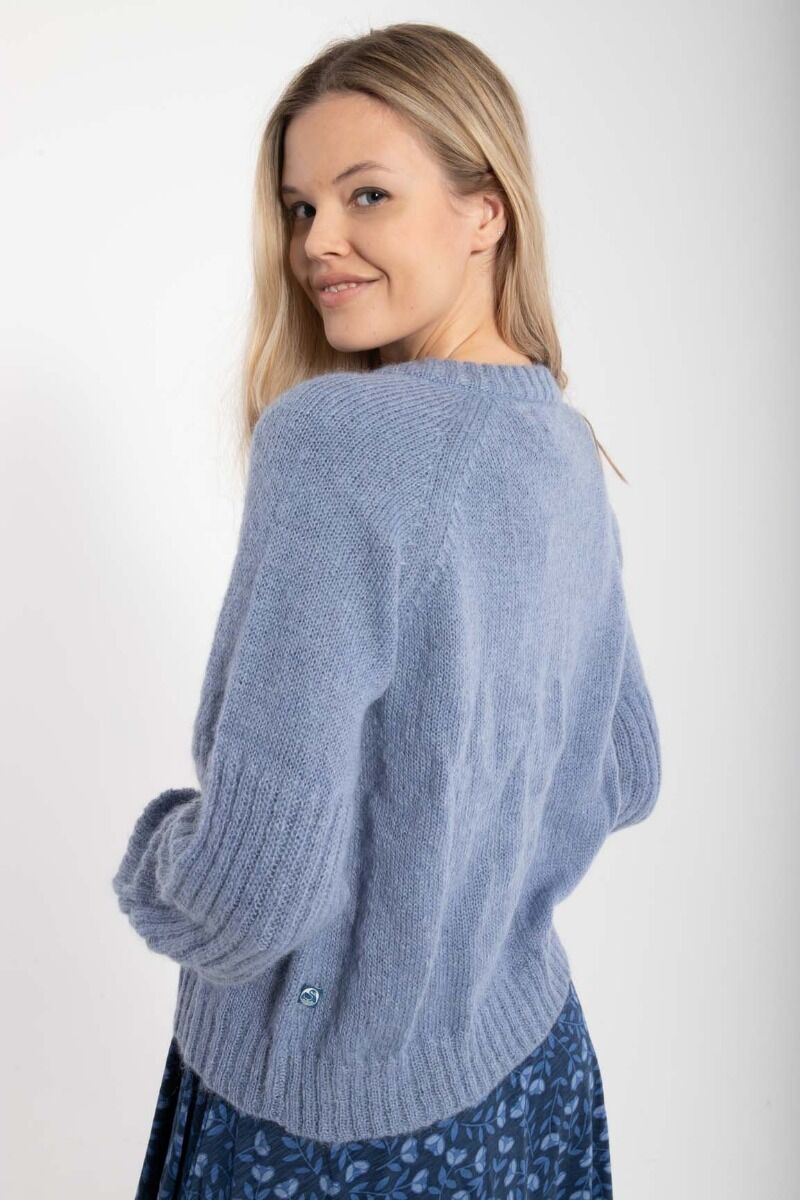 Danarnaq Wool Cardigan Porcelaine