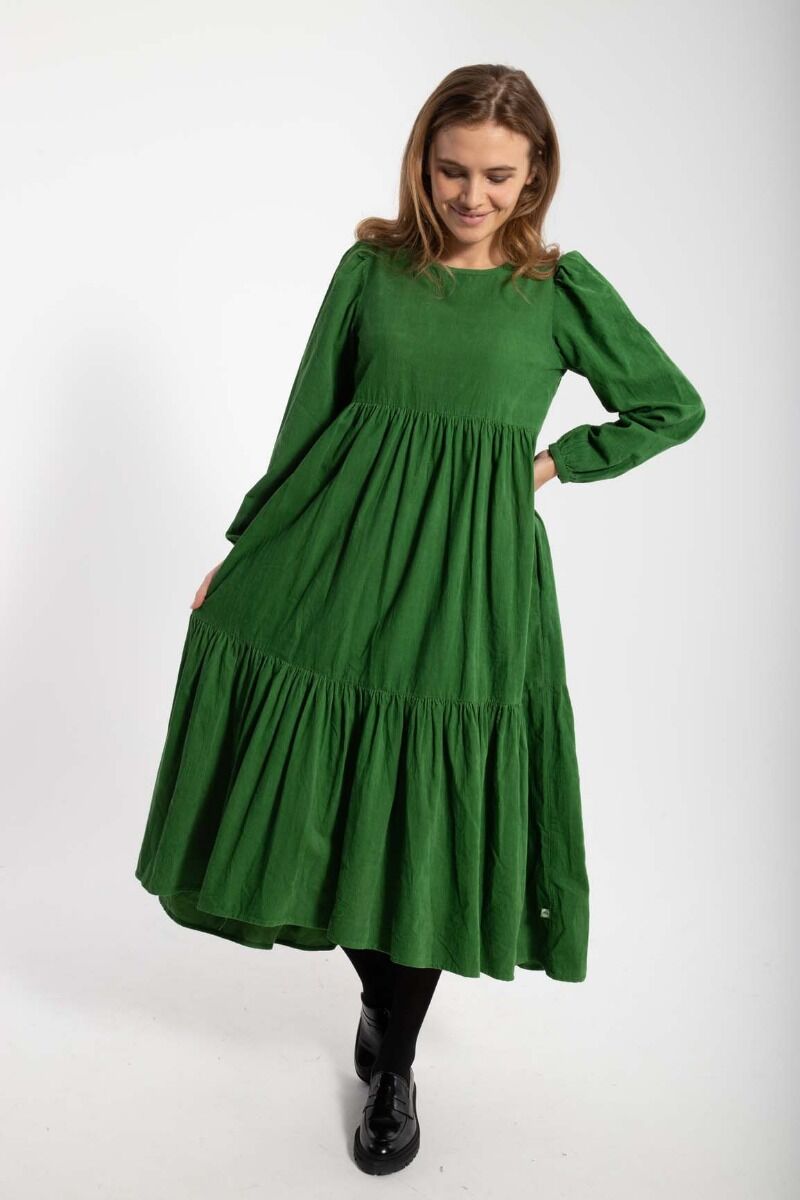 Danoktober Cord Dress Fall Jungle