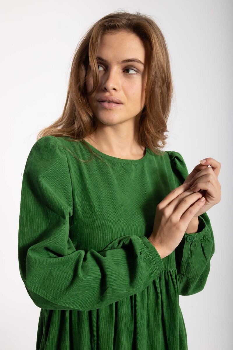 Danoktober Cord Dress Fall Jungle