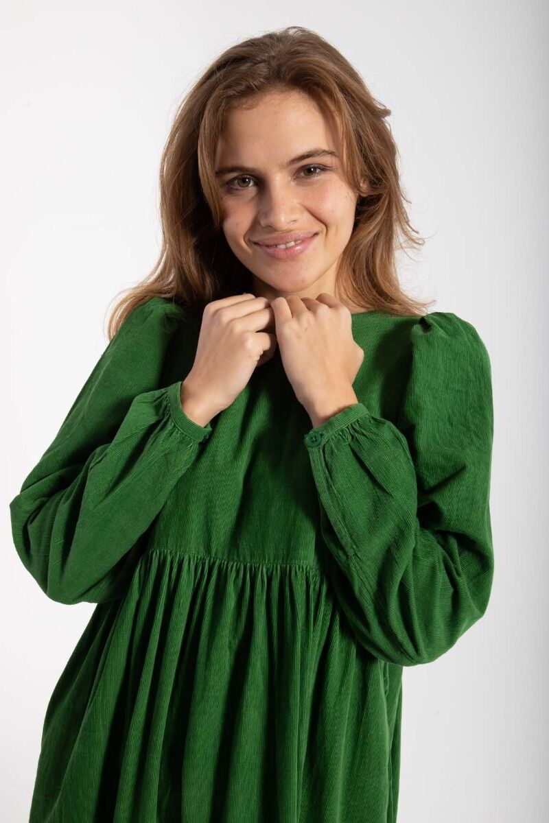Danoktober Cord Dress Fall Jungle