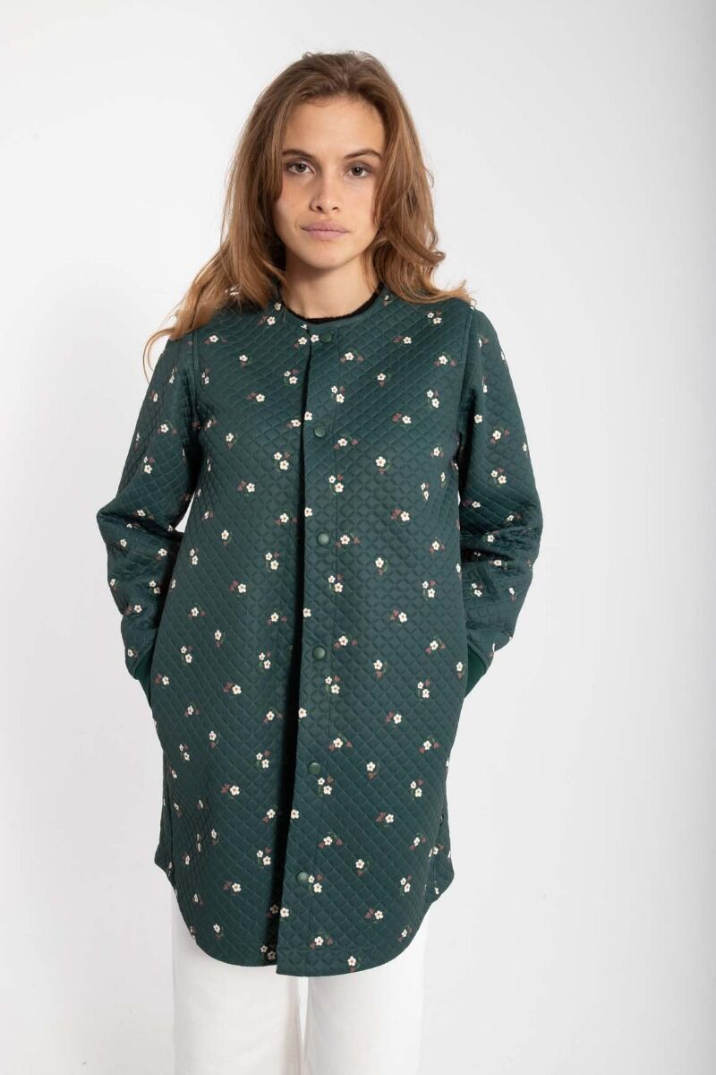Danemaude Thermo Coat Deep Forest MINIFLOWER