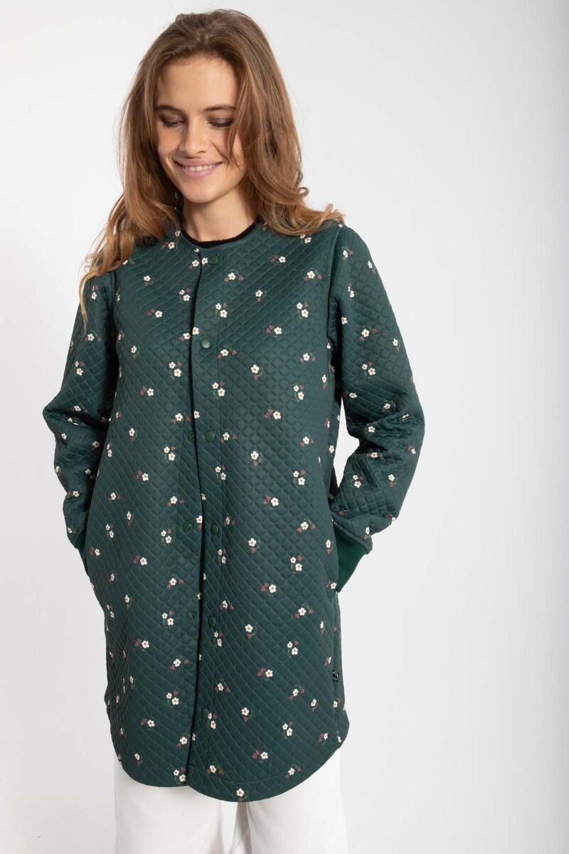 Danemaude Thermo Coat Deep Forest MINIFLOWER