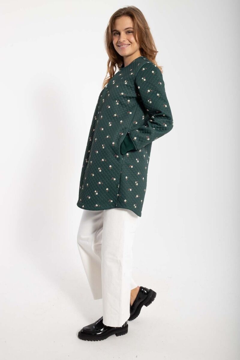 Danemaude Thermo Coat Deep Forest MINIFLOWER
