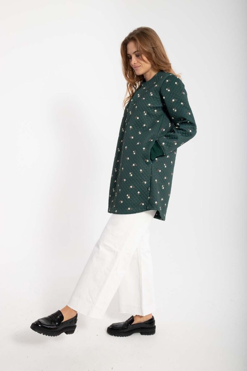 Danemaude Thermo Coat Deep Forest MINIFLOWER