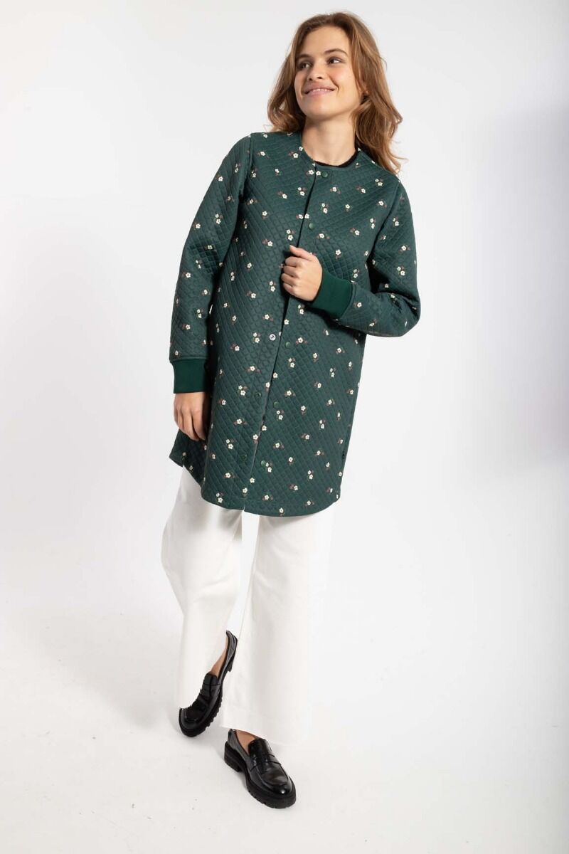 Danemaude Thermo Coat Deep Forest MINIFLOWER
