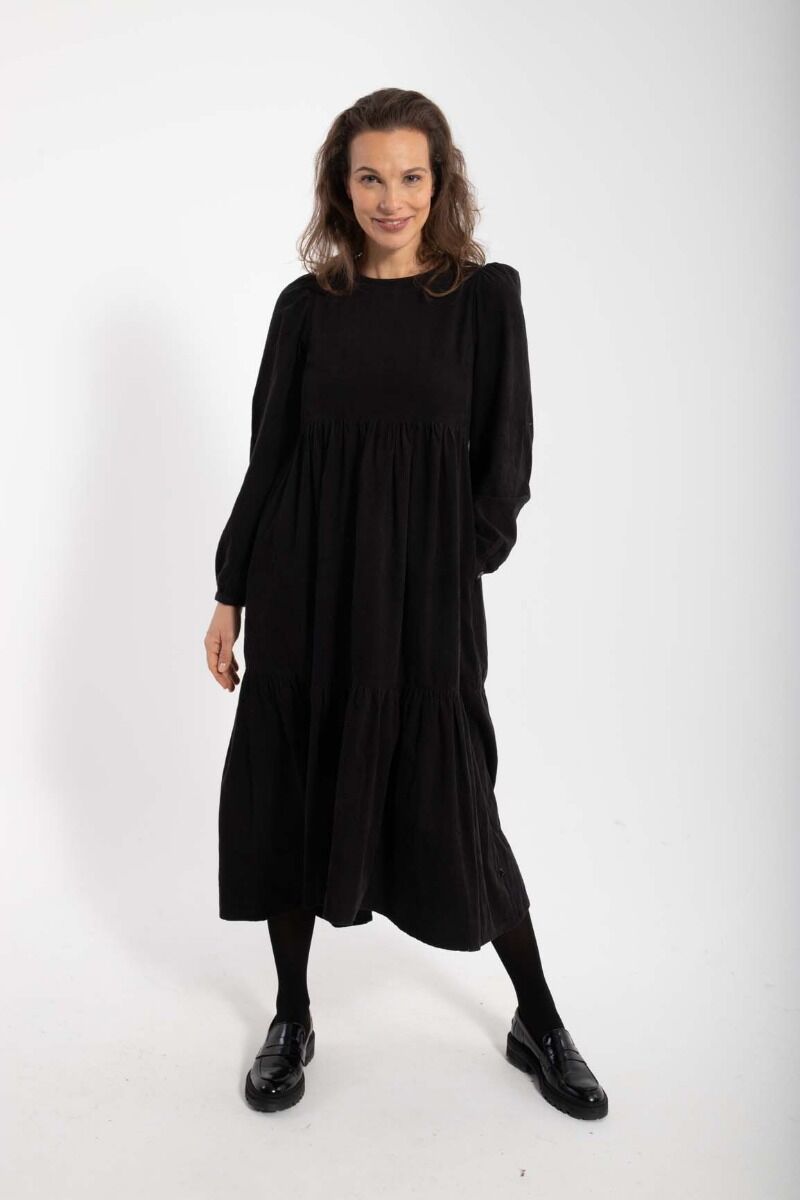 Danoktober Cord Dress Black