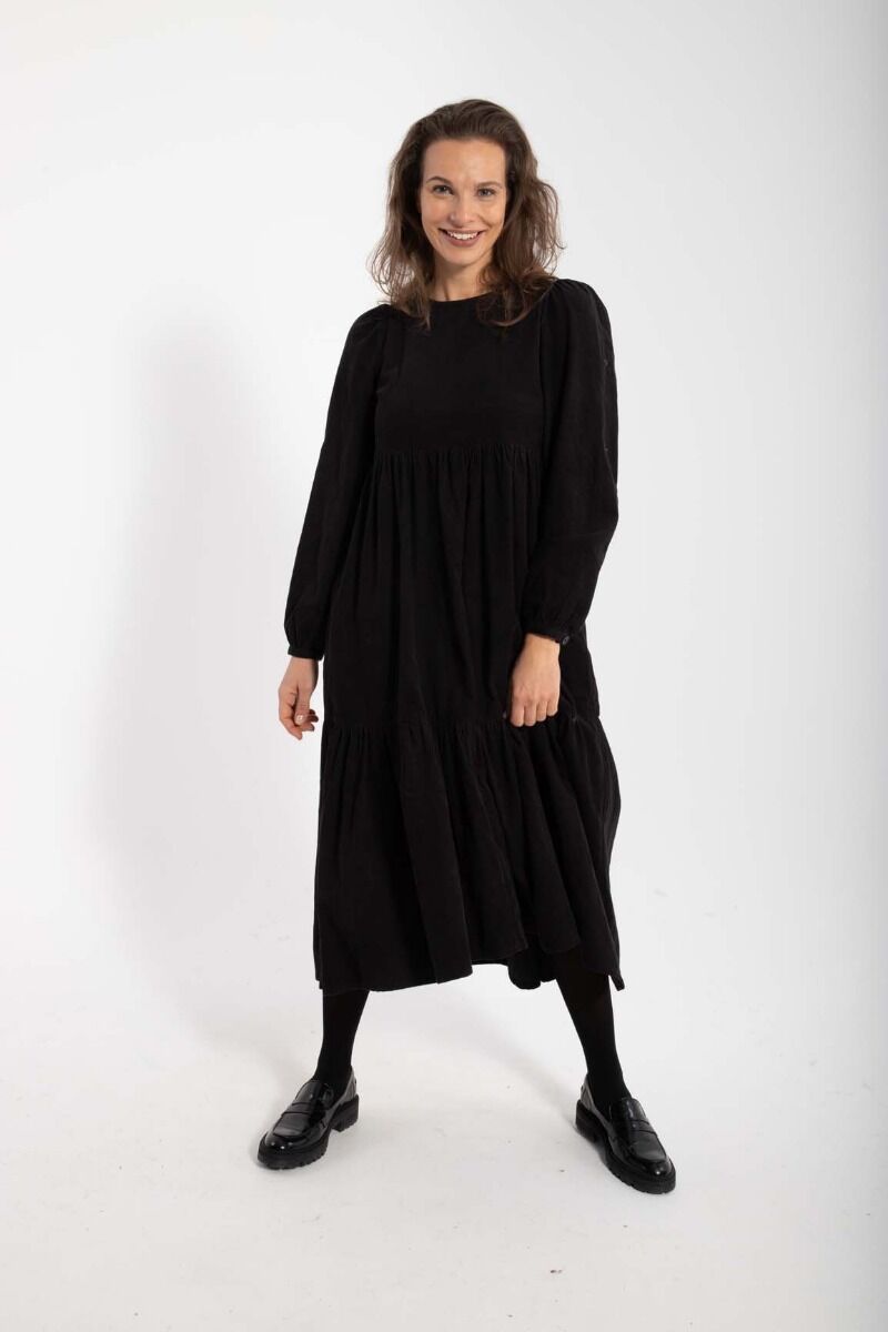 Danoktober Cord Dress Black