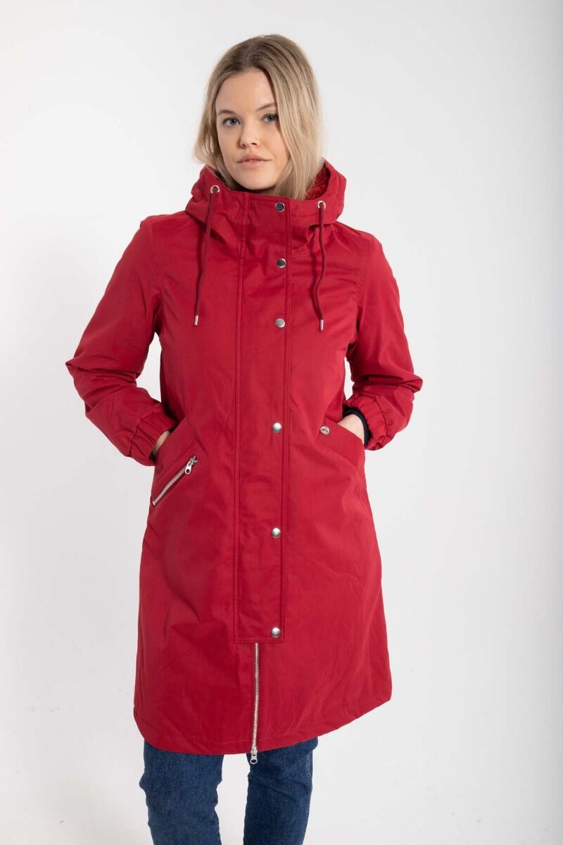 Danebrunhilde Winter Parka Dark Red